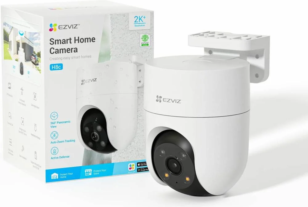 كاميرا مراقبة خارجية ذكية متحركة واى فاى EZVIZ CS-H8c (5MP) - الصورة 2