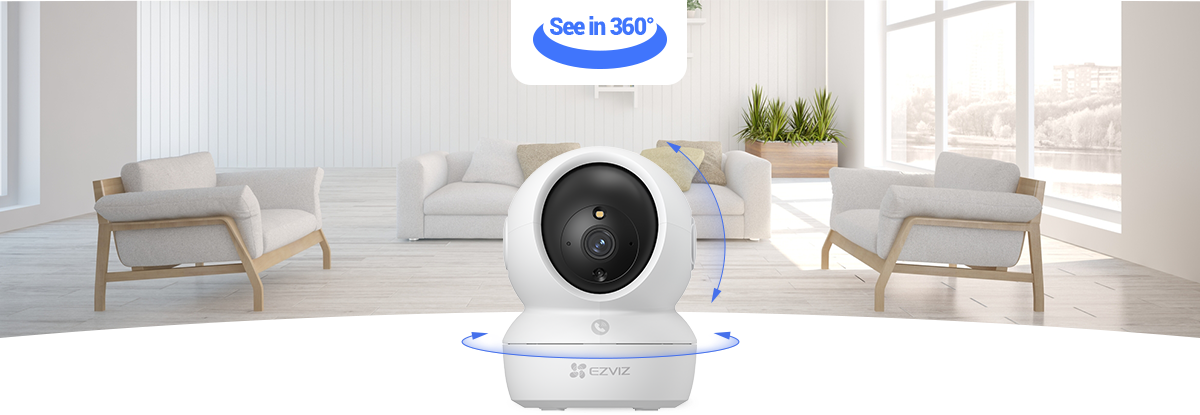 كاميرا مراقبة داخلية ذكية EZVIZ H6c 3K 5MP Wi-Fi - الصورة 4