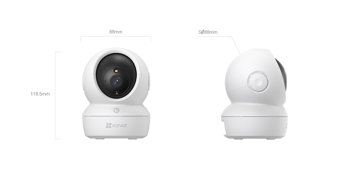 كاميرا مراقبة داخلية ذكية EZVIZ H6c 3K 5MP Wi-Fi - الصورة 5