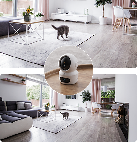كاميرا مراقبة ذكية داخلية EZVIZ H7c dual 4MP - الصورة 4