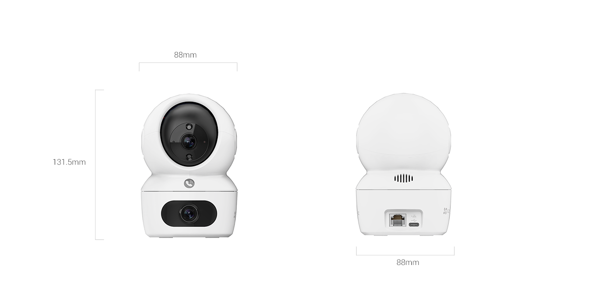 كاميرا مراقبة ذكية داخلية EZVIZ H7c dual 4MP - الصورة 5